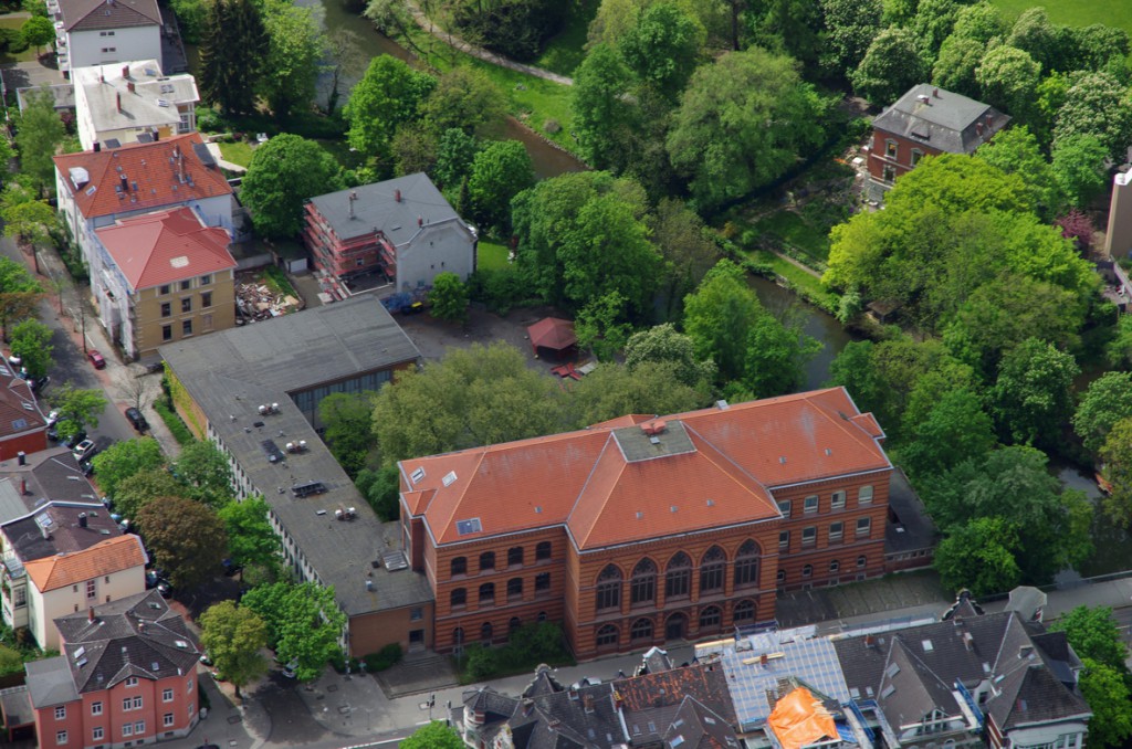 Luftbild des Wilhelm-Gymnasiums Braunschweig